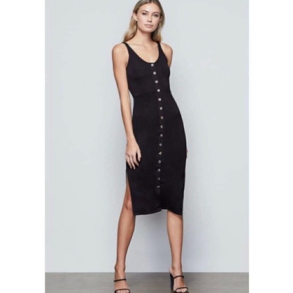 NWT Good American Bra Cup Midi Dress - Size: 1 (Small)